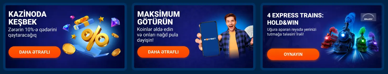 Mostbet bonus — kazino bonusları və xüsusi təkliflər